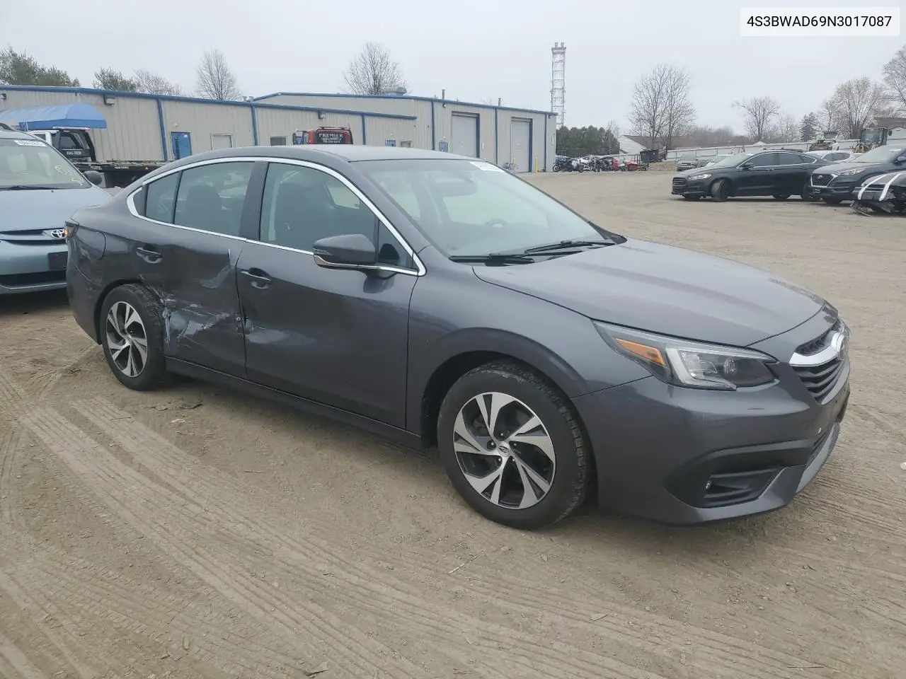 2022 Subaru Legacy Premium VIN: 4S3BWAD69N3017087 Lot: 49069365