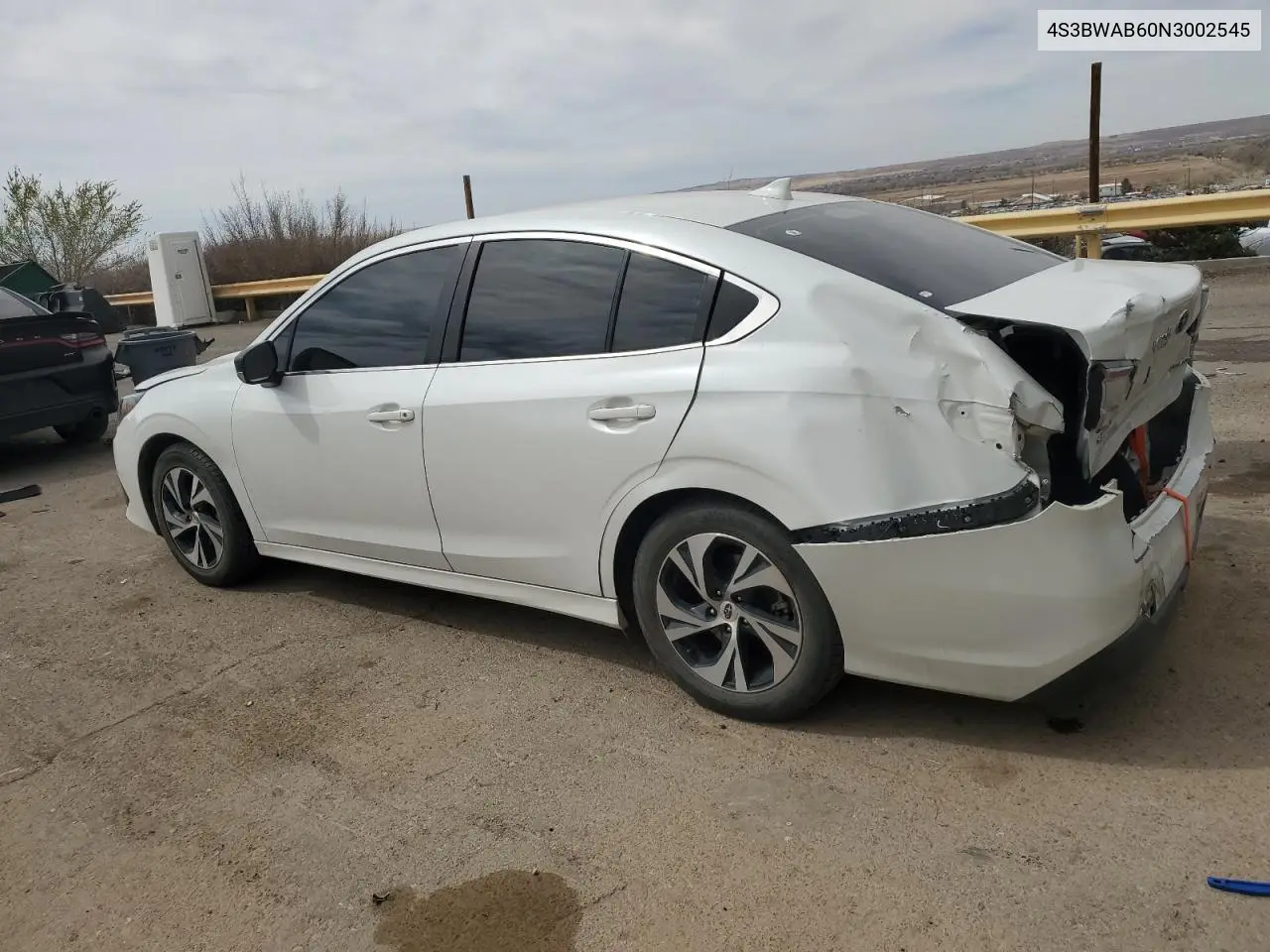 2022 Subaru Legacy VIN: 4S3BWAB60N3002545 Lot: 49141285