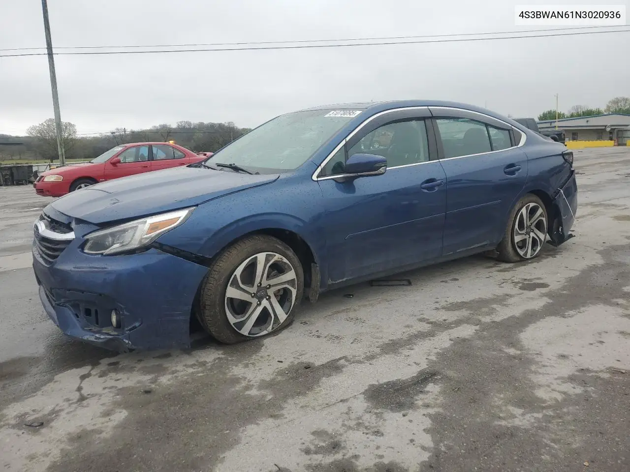 2022 Subaru Legacy Limited VIN: 4S3BWAN61N3020936 Lot: 51078095