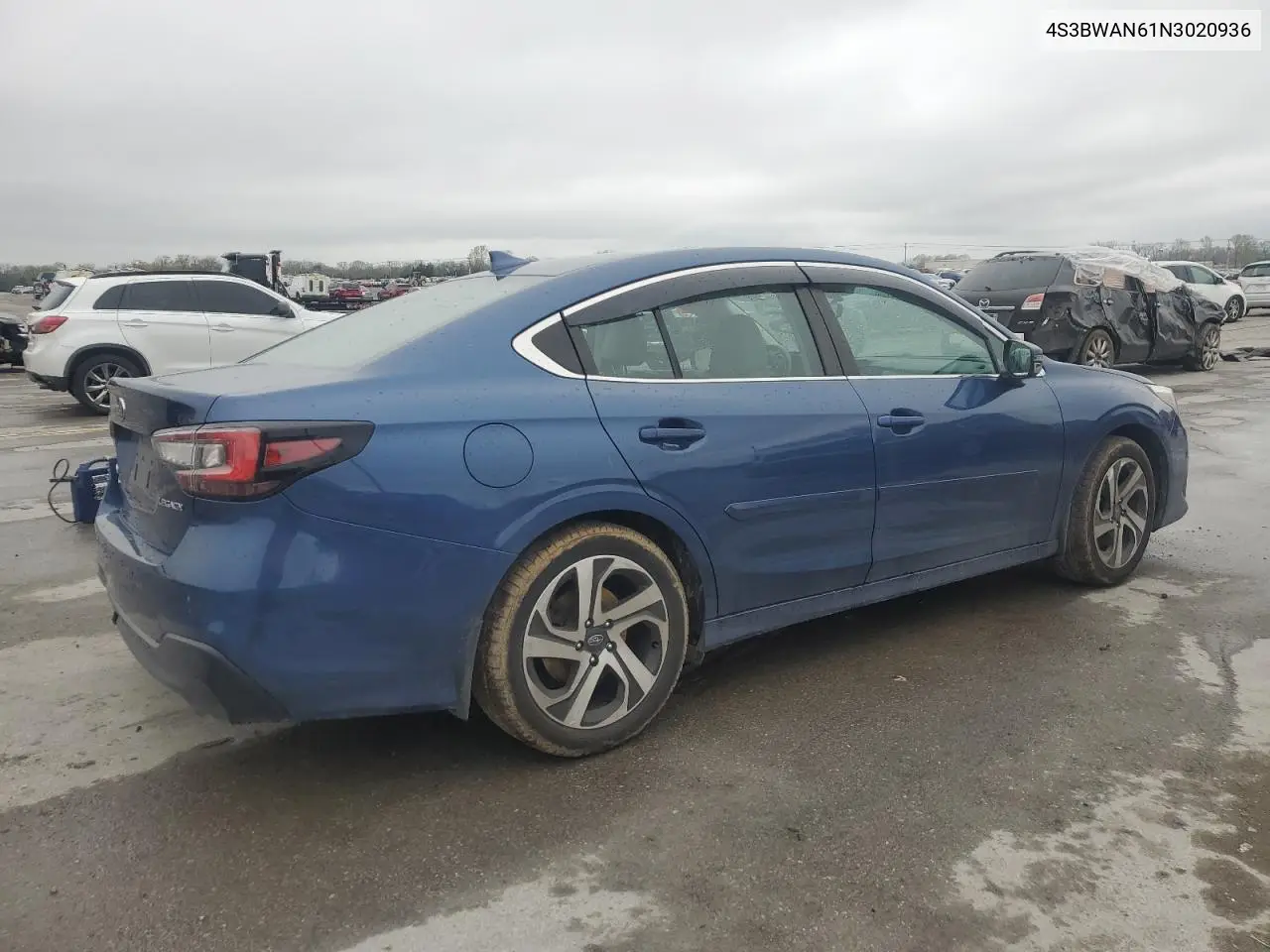 2022 Subaru Legacy Limited VIN: 4S3BWAN61N3020936 Lot: 51078095