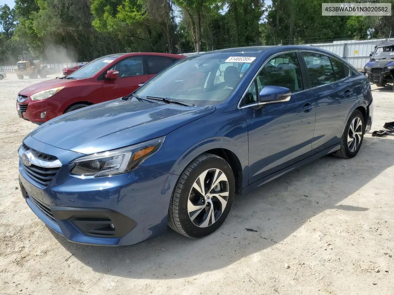 2022 Subaru Legacy Premium VIN: 4S3BWAD61N3020582 Lot: 51466395