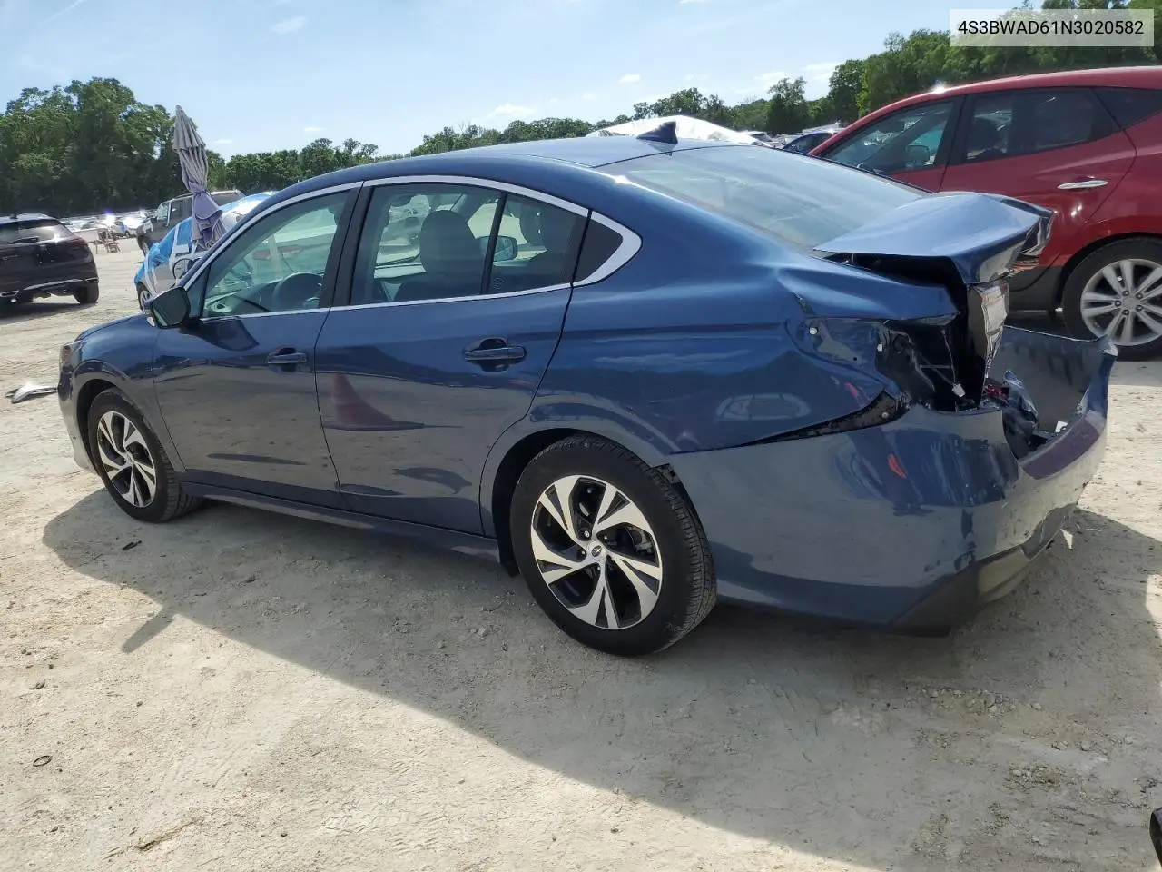 2022 Subaru Legacy Premium VIN: 4S3BWAD61N3020582 Lot: 51466395