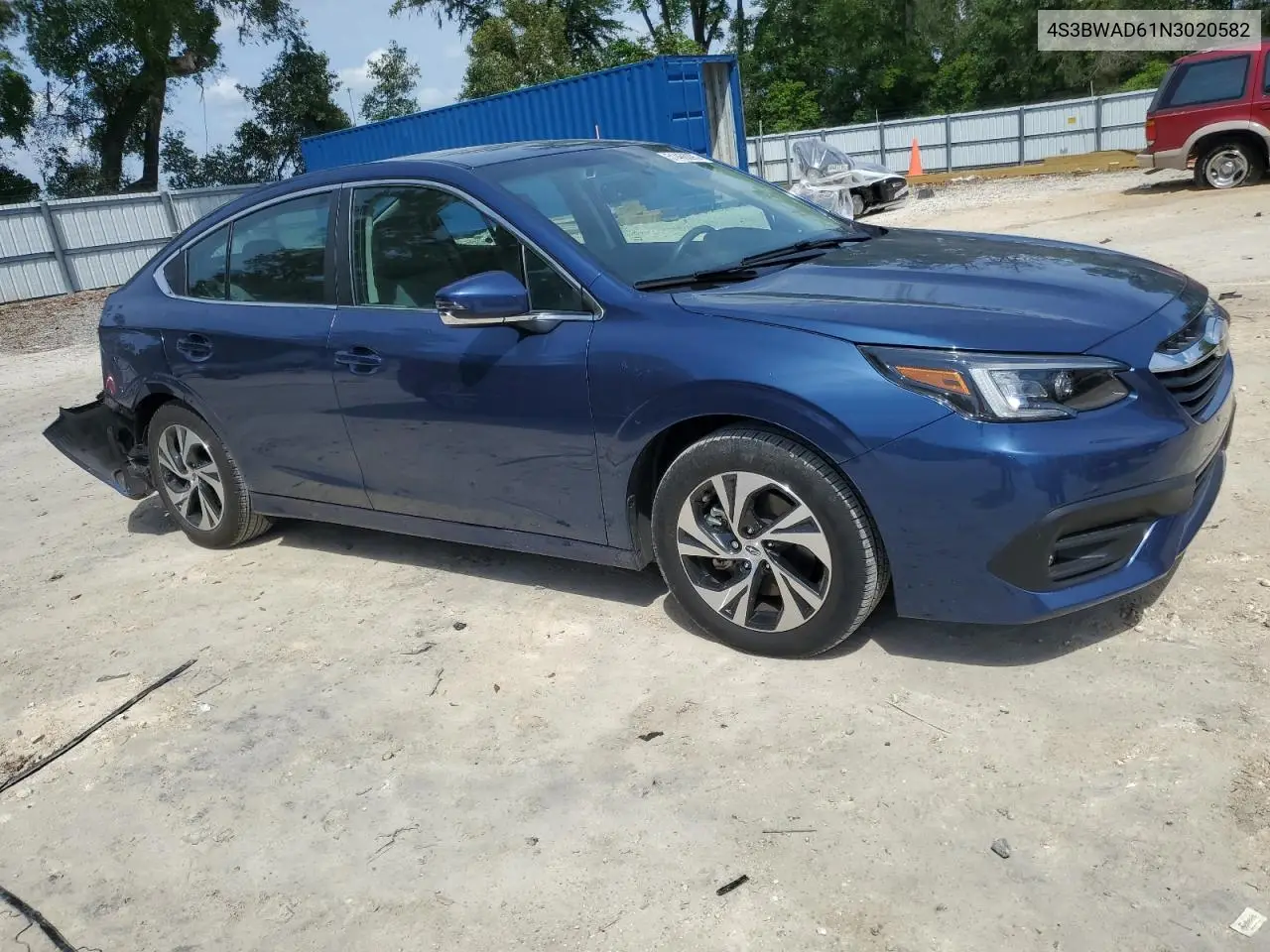 2022 Subaru Legacy Premium VIN: 4S3BWAD61N3020582 Lot: 51466395