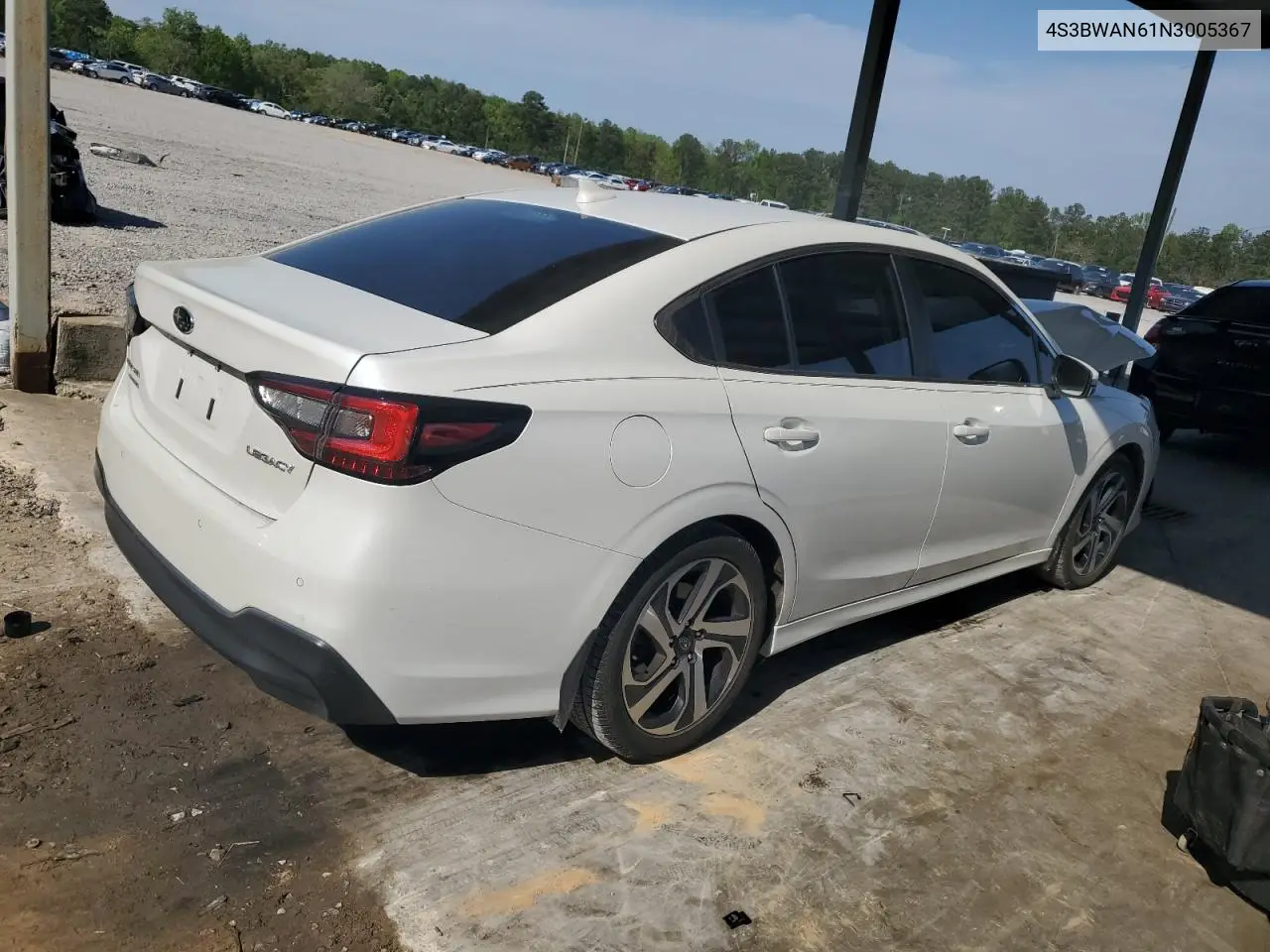 2022 Subaru Legacy Limited VIN: 4S3BWAN61N3005367 Lot: 53687575