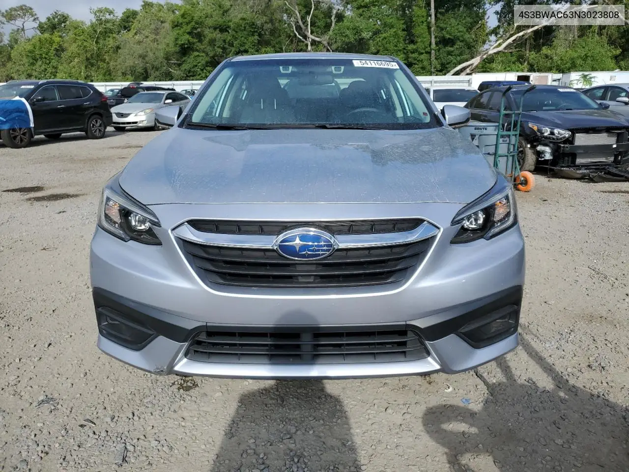 2022 Subaru Legacy Premium VIN: 4S3BWAC63N3023808 Lot: 54116695