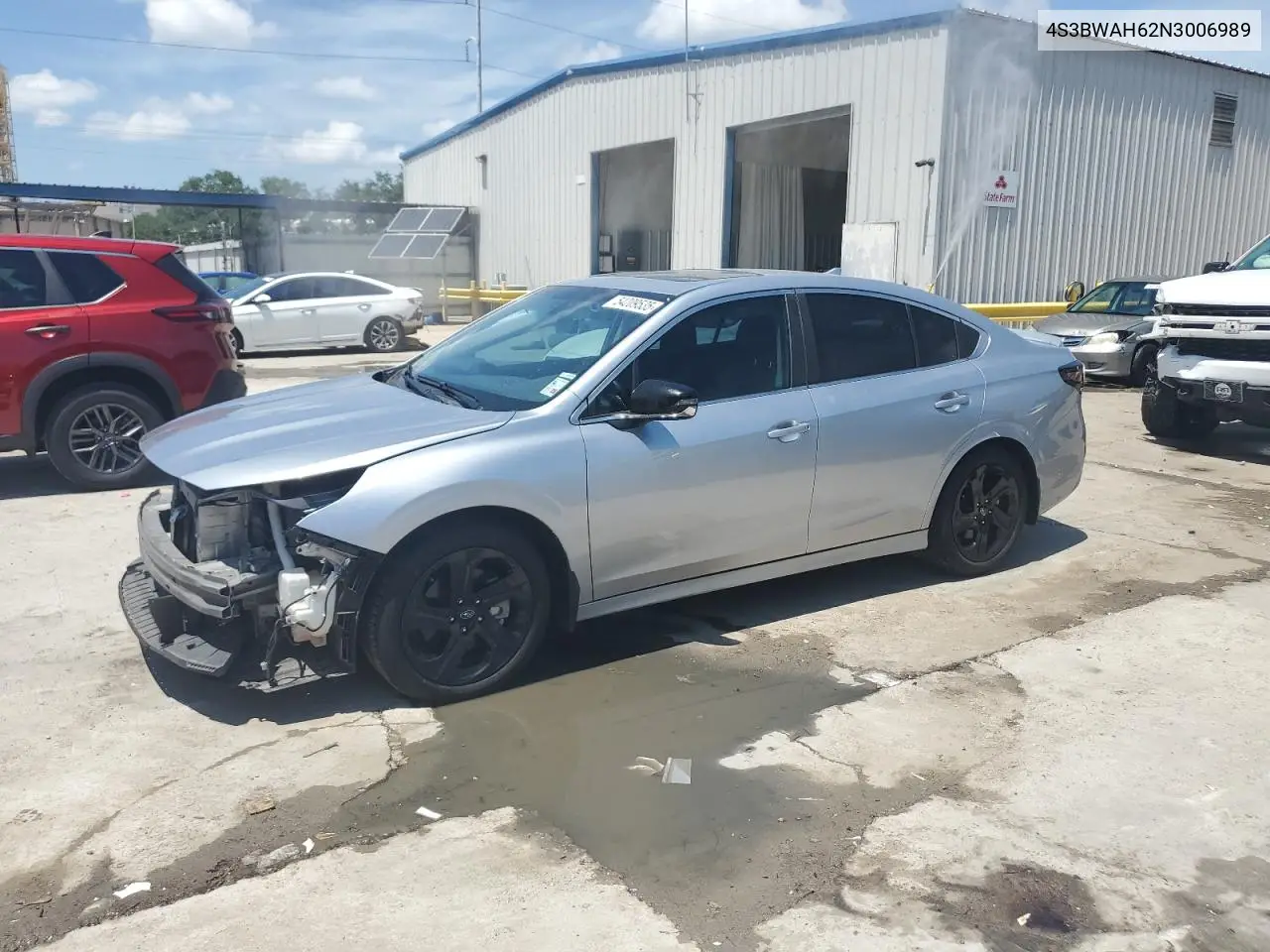 2022 Subaru Legacy Sport VIN: 4S3BWAH62N3006989 Lot: 54209535