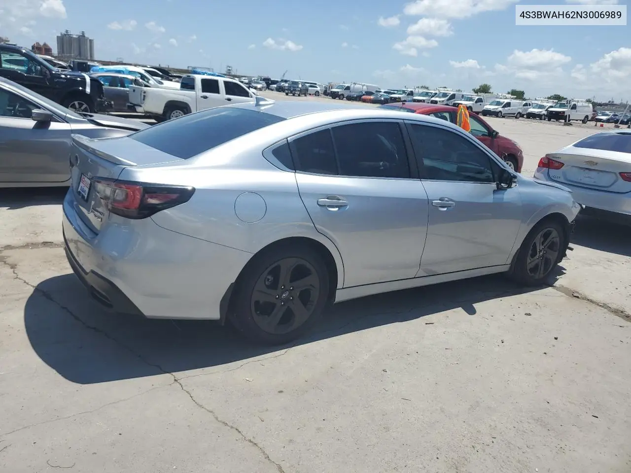 2022 Subaru Legacy Sport VIN: 4S3BWAH62N3006989 Lot: 54209535