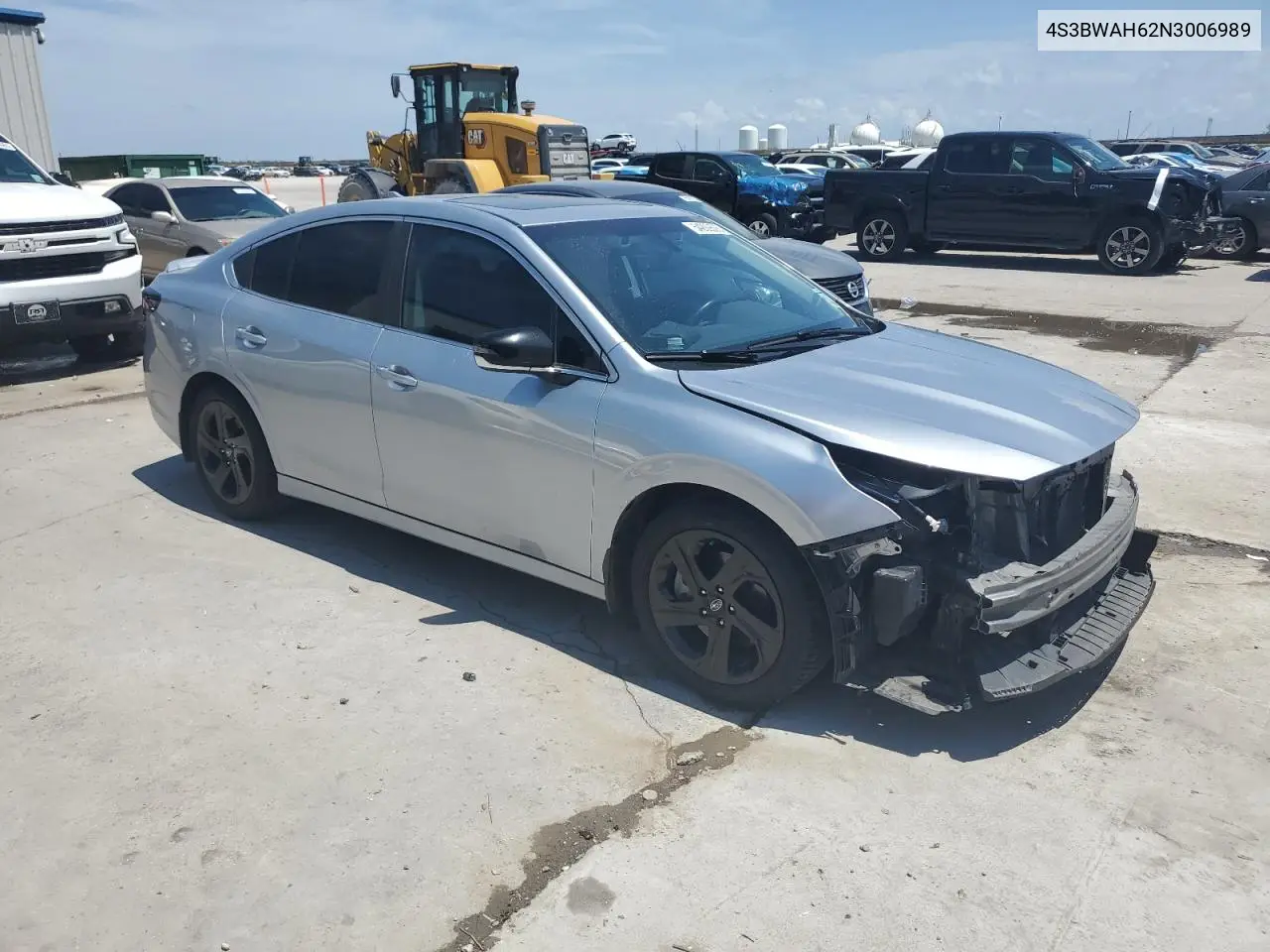 2022 Subaru Legacy Sport VIN: 4S3BWAH62N3006989 Lot: 54209535