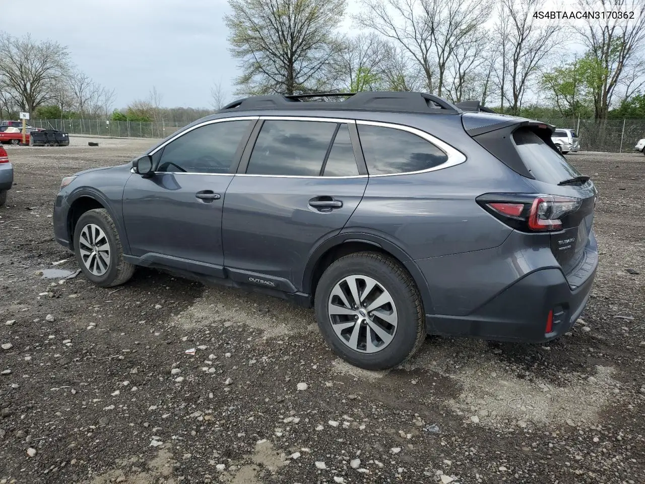 2022 Subaru Outback VIN: 4S4BTAAC4N3170362 Lot: 54386715