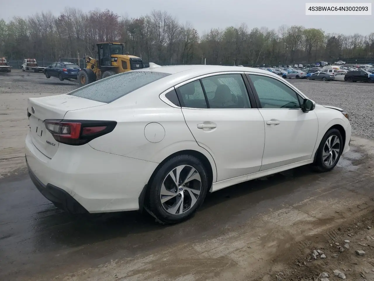 2022 Subaru Legacy Premium VIN: 4S3BWAC64N3002093 Lot: 54669255