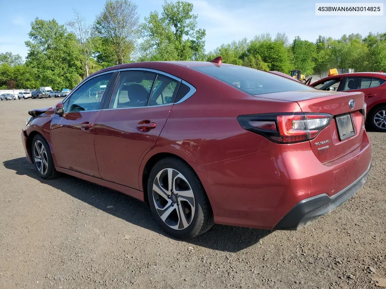 2022 Subaru Legacy Limited VIN: 4S3BWAN66N3014825 Lot: 55915565