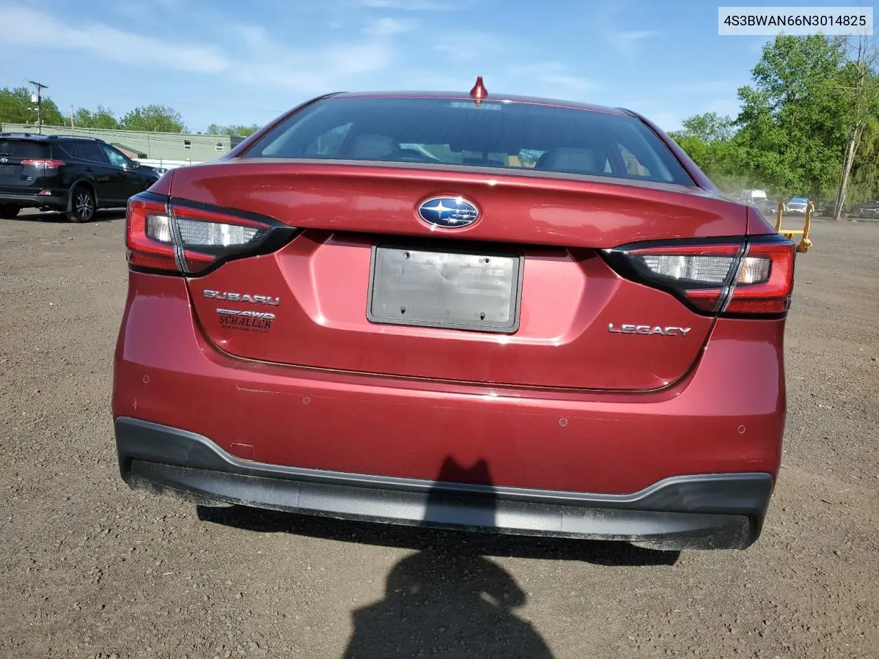 2022 Subaru Legacy Limited VIN: 4S3BWAN66N3014825 Lot: 55915565