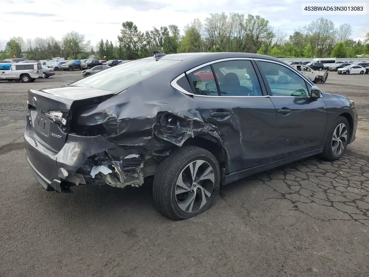2022 Subaru Legacy Premium VIN: 4S3BWAD63N3013083 Lot: 56720055