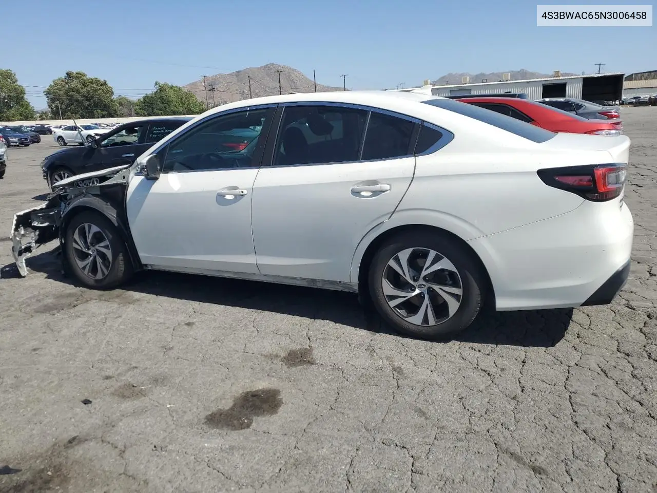 2022 Subaru Legacy Premium VIN: 4S3BWAC65N3006458 Lot: 57278265