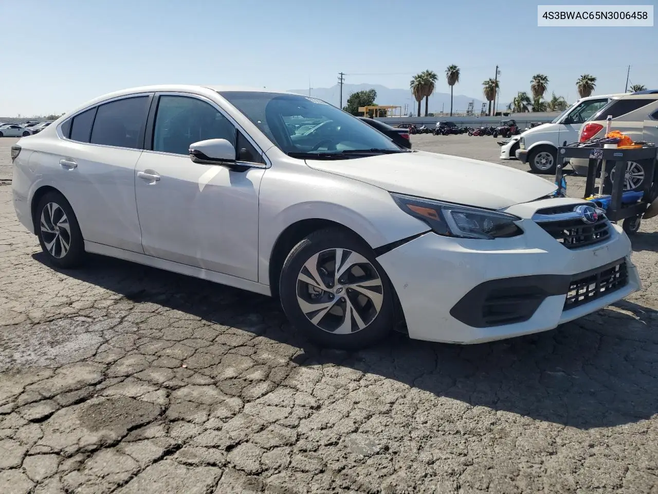 2022 Subaru Legacy Premium VIN: 4S3BWAC65N3006458 Lot: 57278265