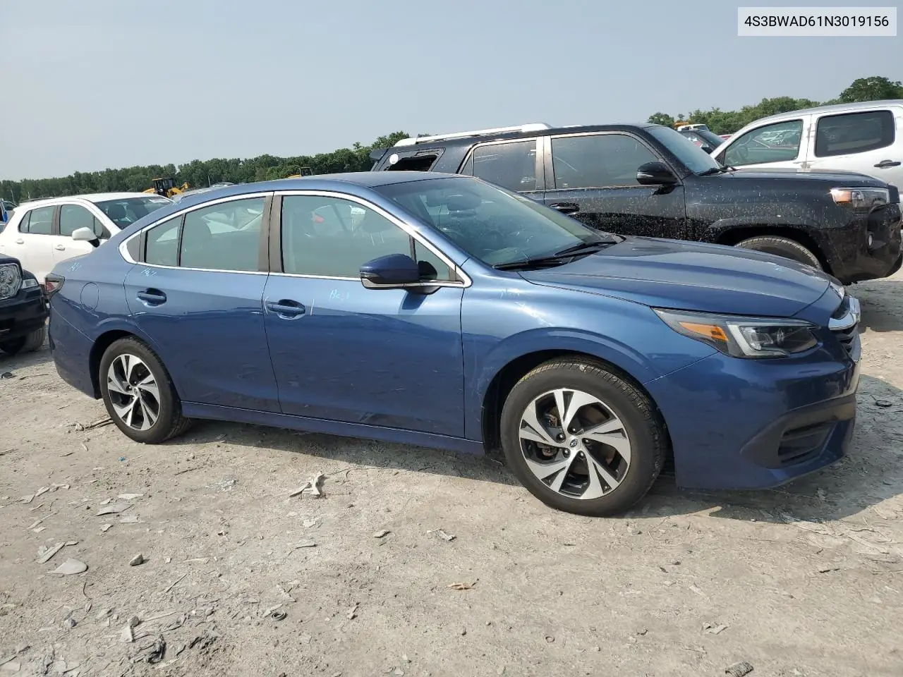 2022 Subaru Legacy Premium VIN: 4S3BWAD61N3019156 Lot: 58834065