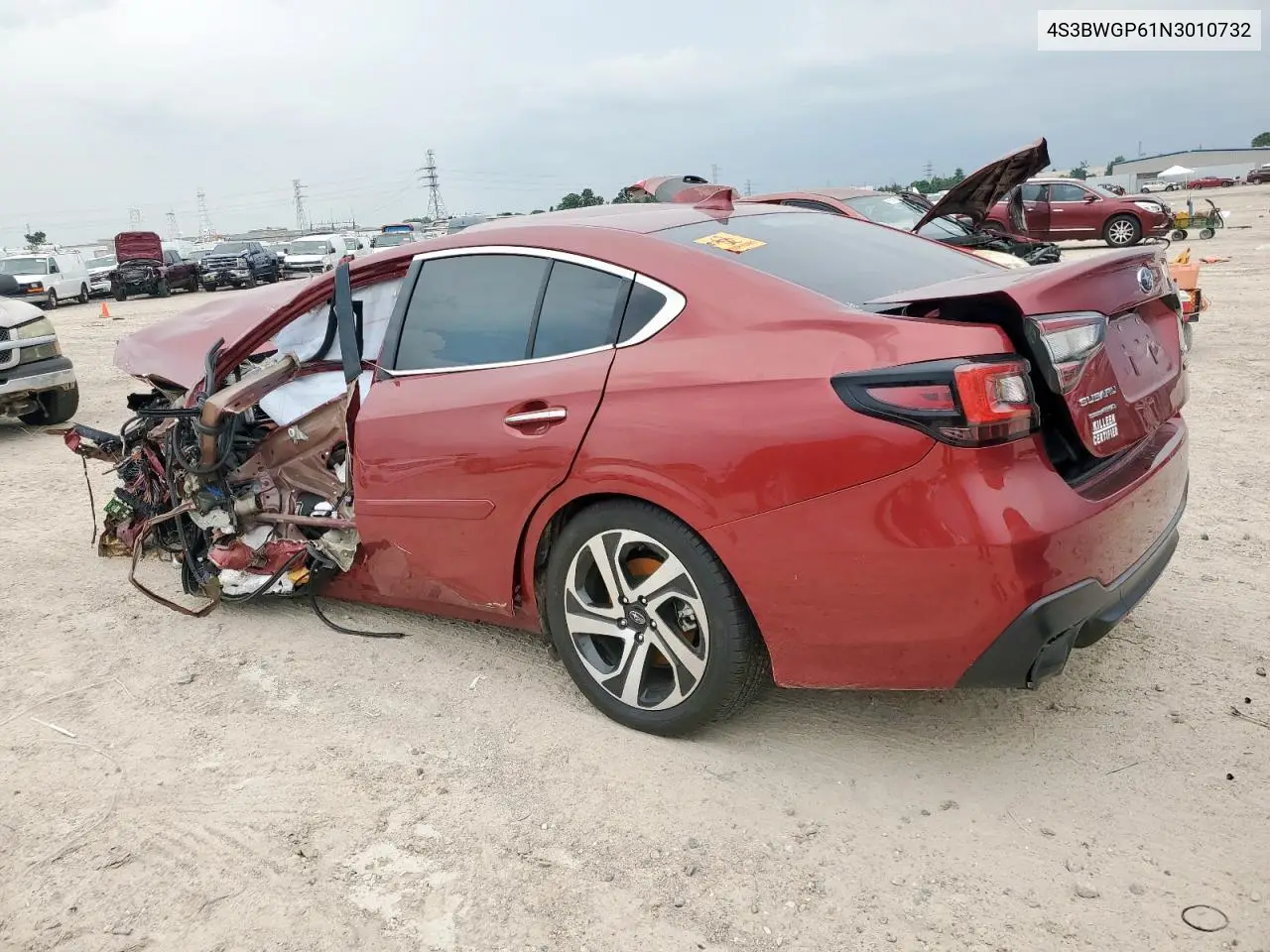 2022 Subaru Legacy Touring Xt VIN: 4S3BWGP61N3010732 Lot: 59272075