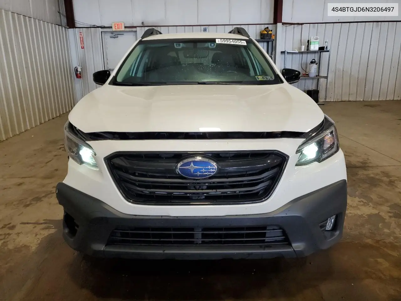 2022 Subaru Outback Onyx Edition Xt VIN: 4S4BTGJD6N3206497 Lot: 59954055