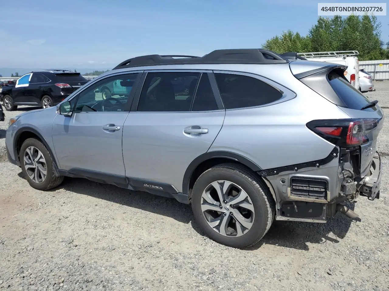 2022 Subaru Outback Limited Xt VIN: 4S4BTGND8N3207726 Lot: 60570375