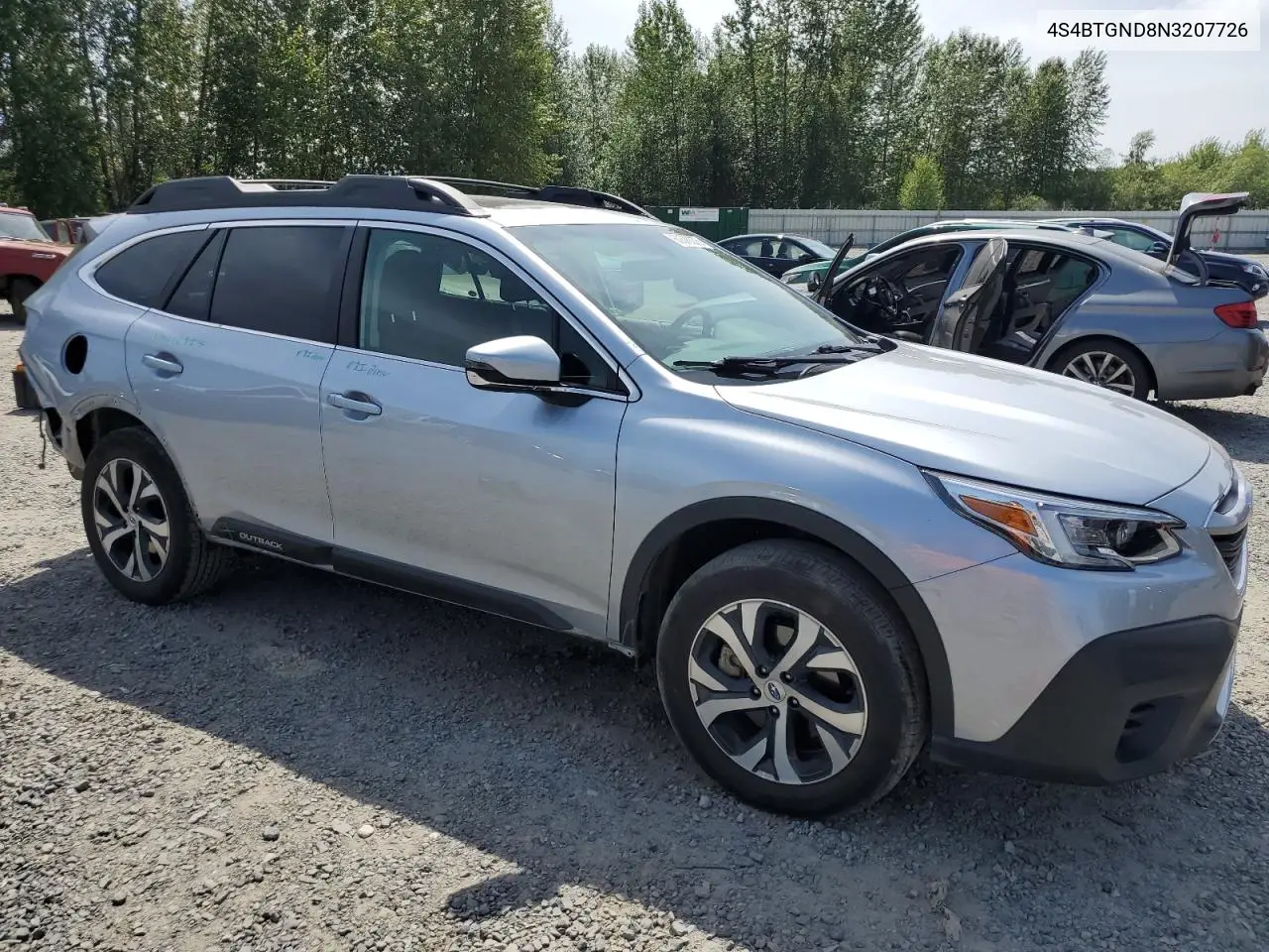2022 Subaru Outback Limited Xt VIN: 4S4BTGND8N3207726 Lot: 60570375