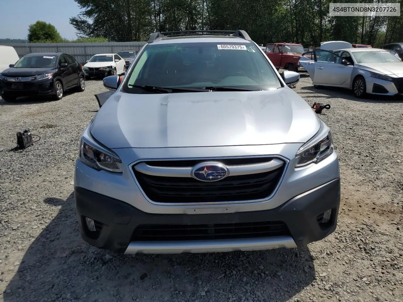 2022 Subaru Outback Limited Xt VIN: 4S4BTGND8N3207726 Lot: 60570375