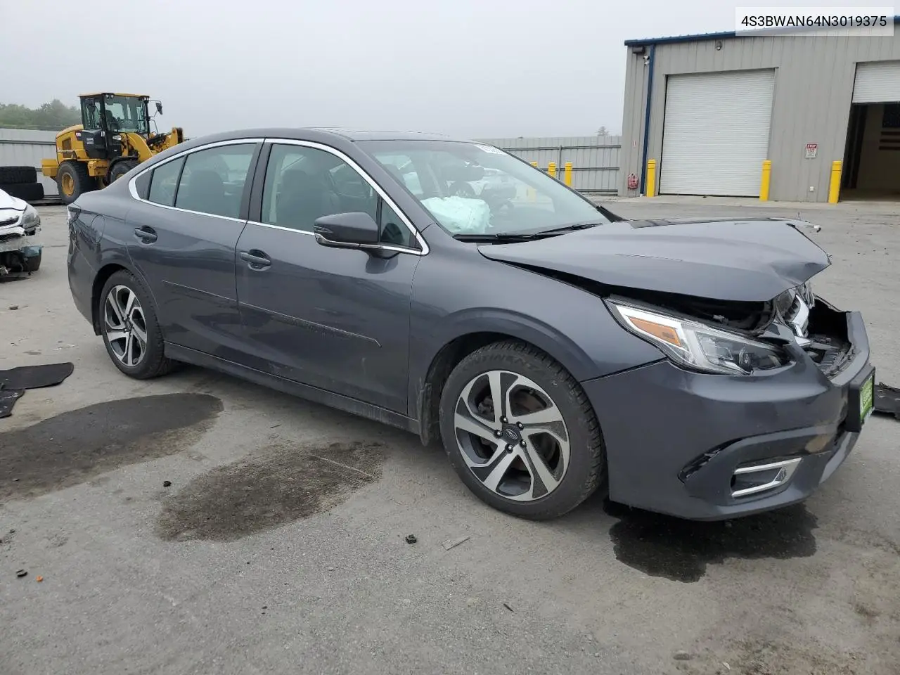 2022 Subaru Legacy Limited VIN: 4S3BWAN64N3019375 Lot: 61339885