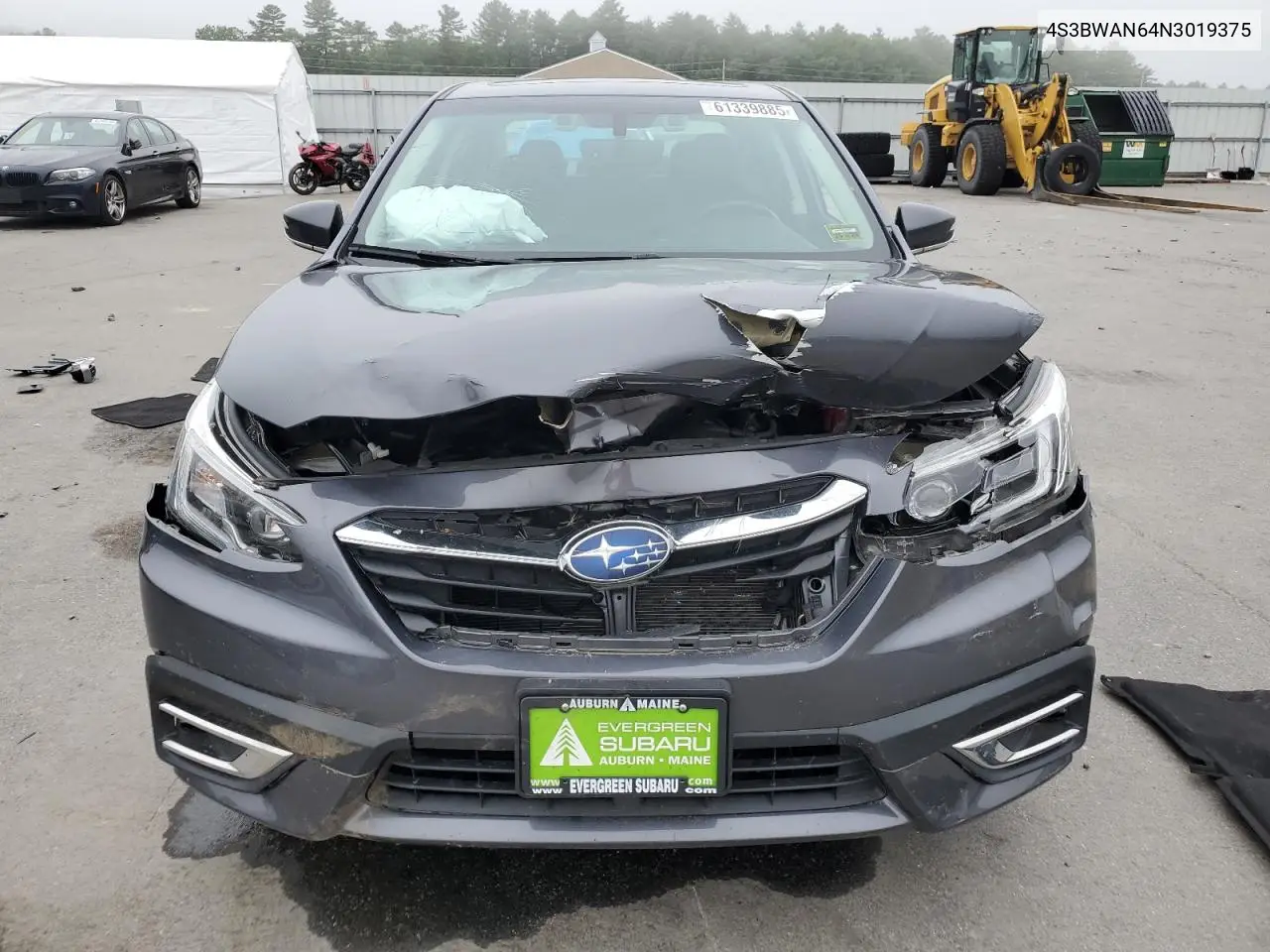 2022 Subaru Legacy Limited VIN: 4S3BWAN64N3019375 Lot: 61339885