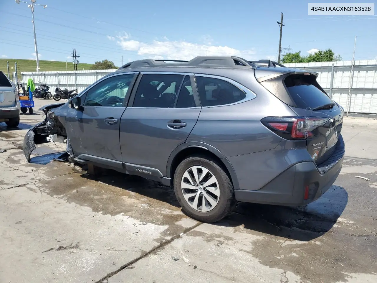 2022 Subaru Outback VIN: 4S4BTAACXN3163528 Lot: 61410045