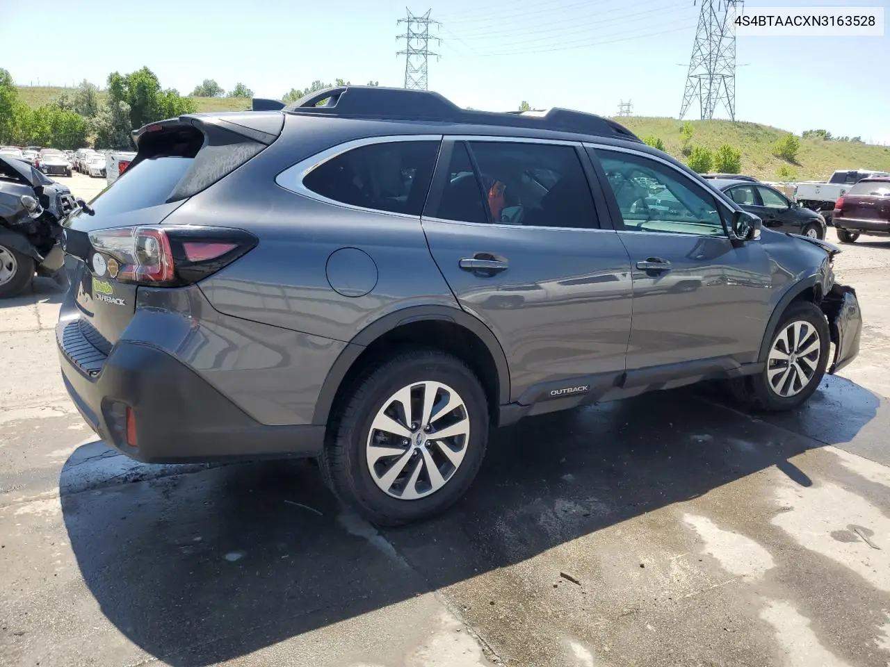 2022 Subaru Outback VIN: 4S4BTAACXN3163528 Lot: 61410045
