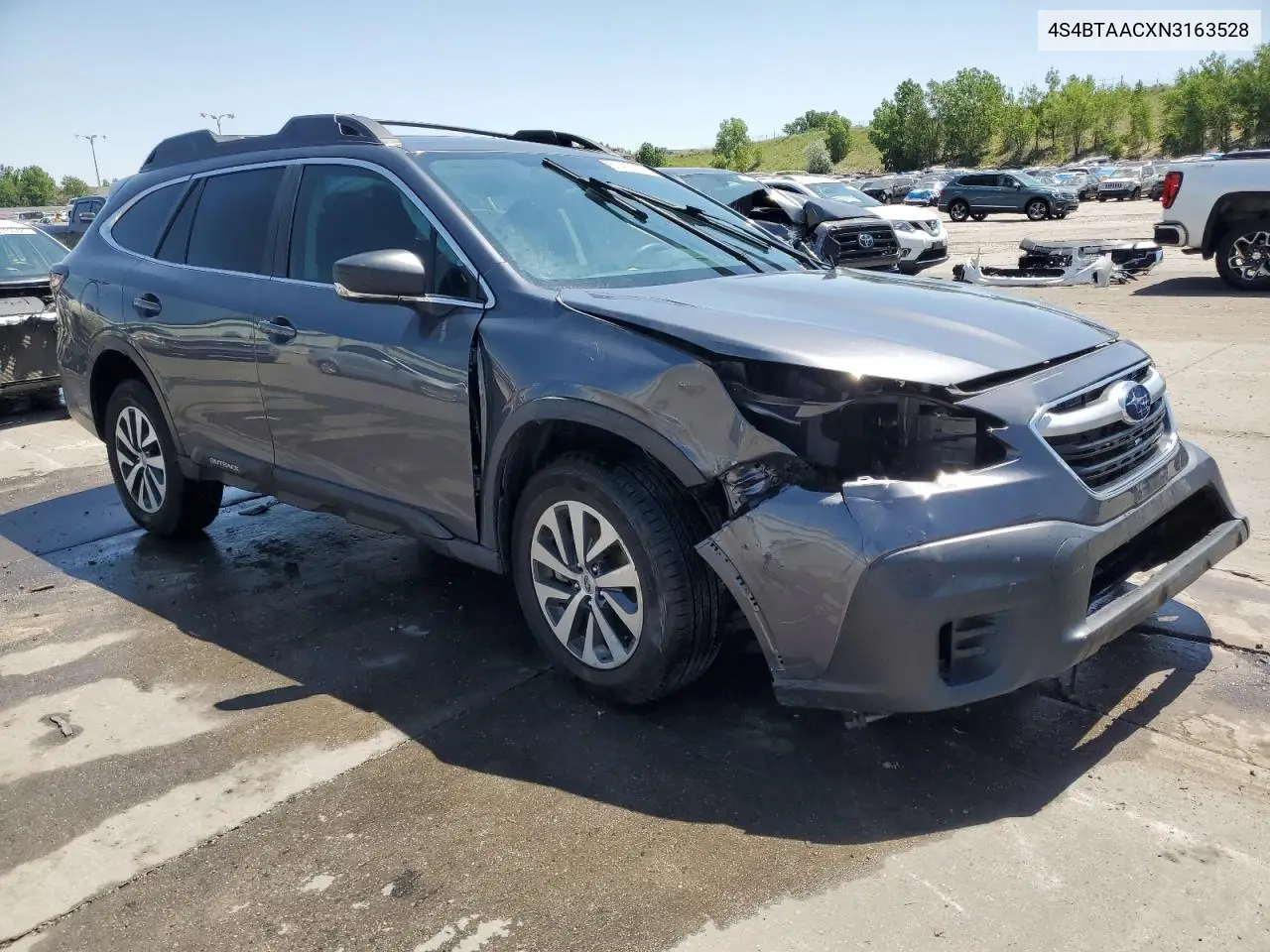2022 Subaru Outback VIN: 4S4BTAACXN3163528 Lot: 61410045