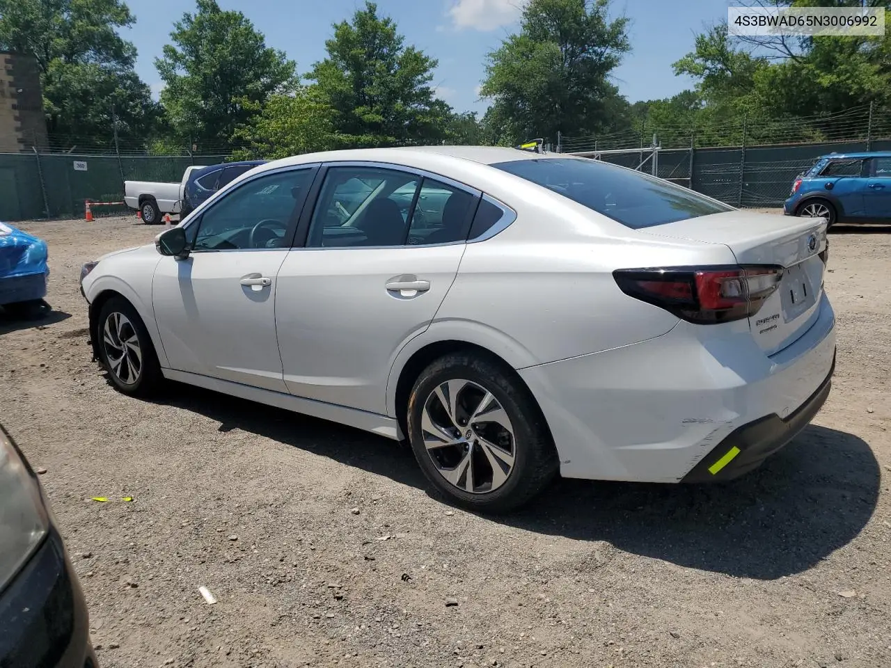 2022 Subaru Legacy Premium VIN: 4S3BWAD65N3006992 Lot: 61456455