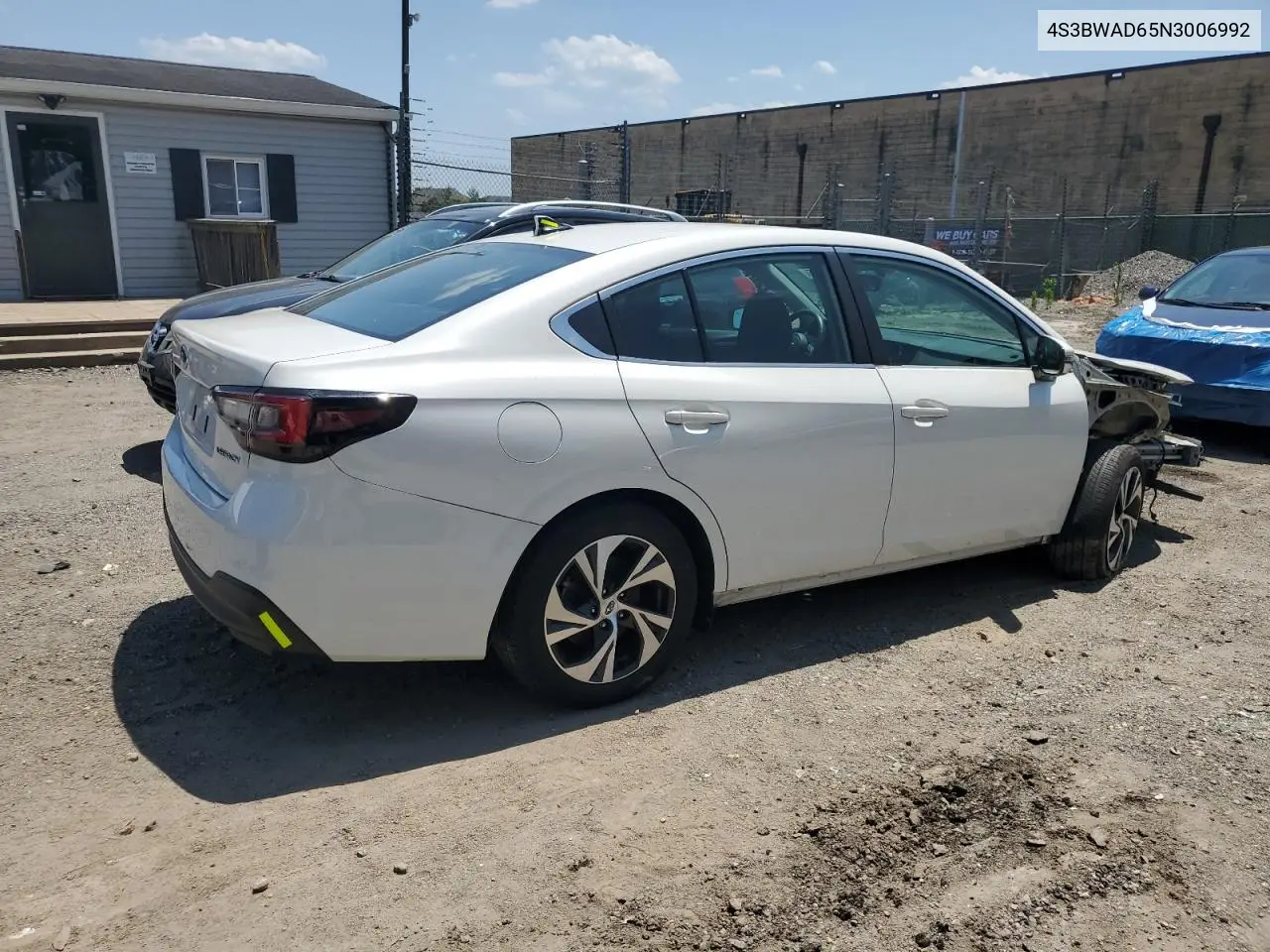 2022 Subaru Legacy Premium VIN: 4S3BWAD65N3006992 Lot: 61456455
