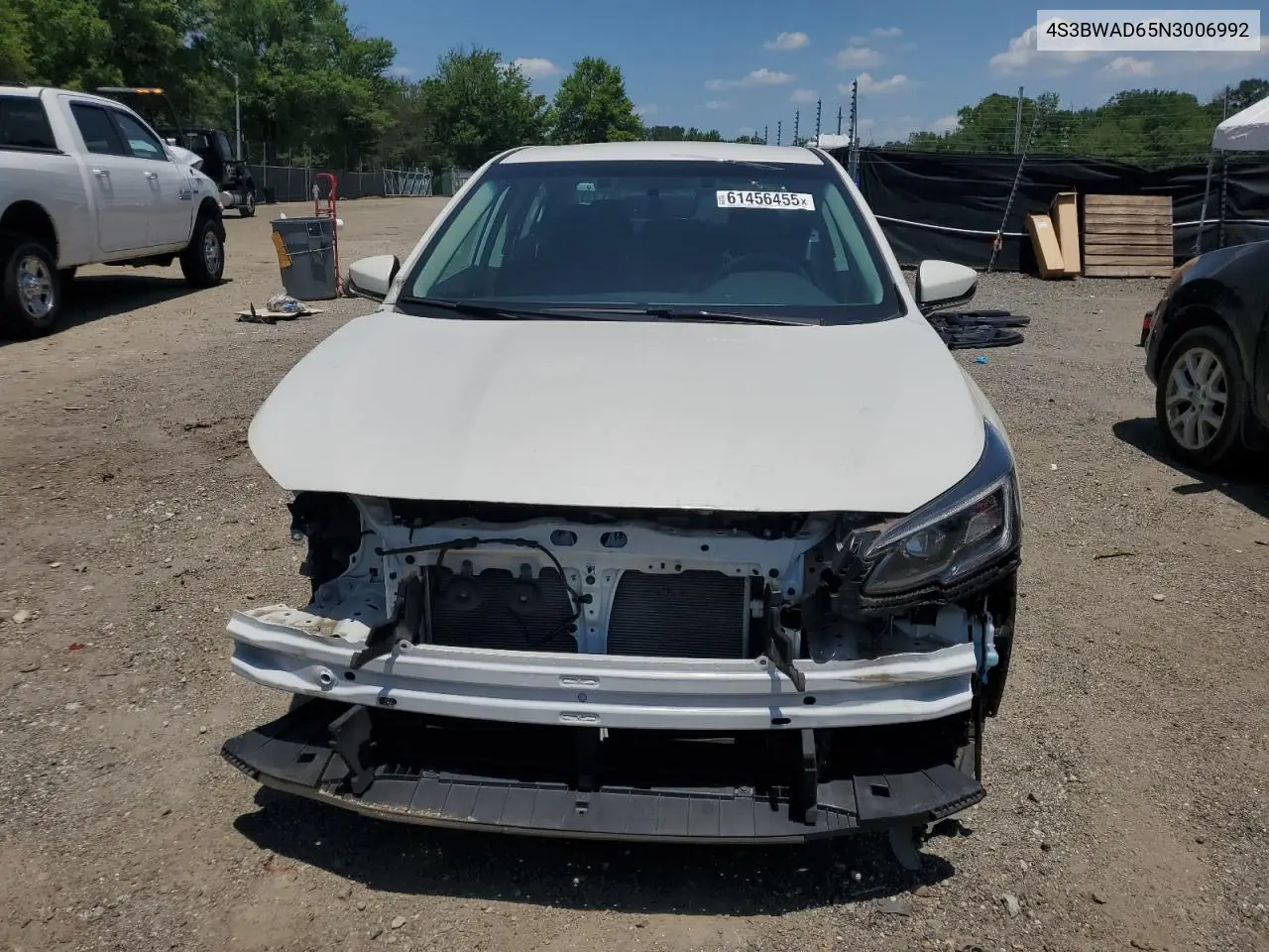 2022 Subaru Legacy Premium VIN: 4S3BWAD65N3006992 Lot: 61456455