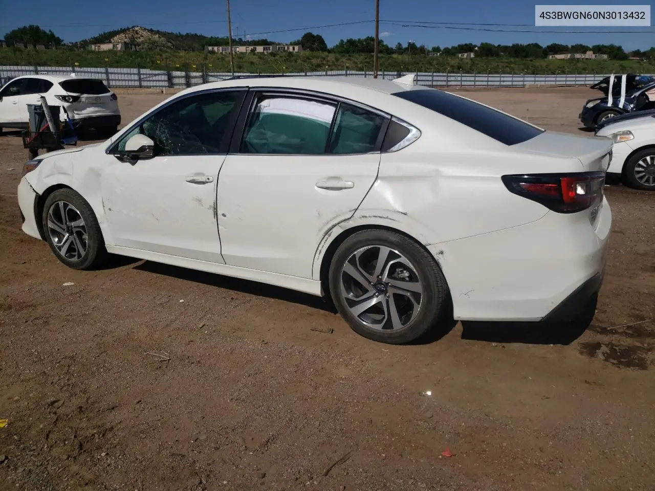 2022 Subaru Legacy Limited Xt VIN: 4S3BWGN60N3013432 Lot: 61594985