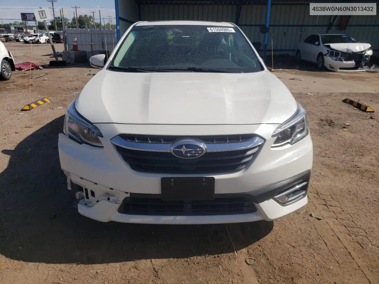 2022 Subaru Legacy Limited Xt VIN: 4S3BWGN60N3013432 Lot: 61594985
