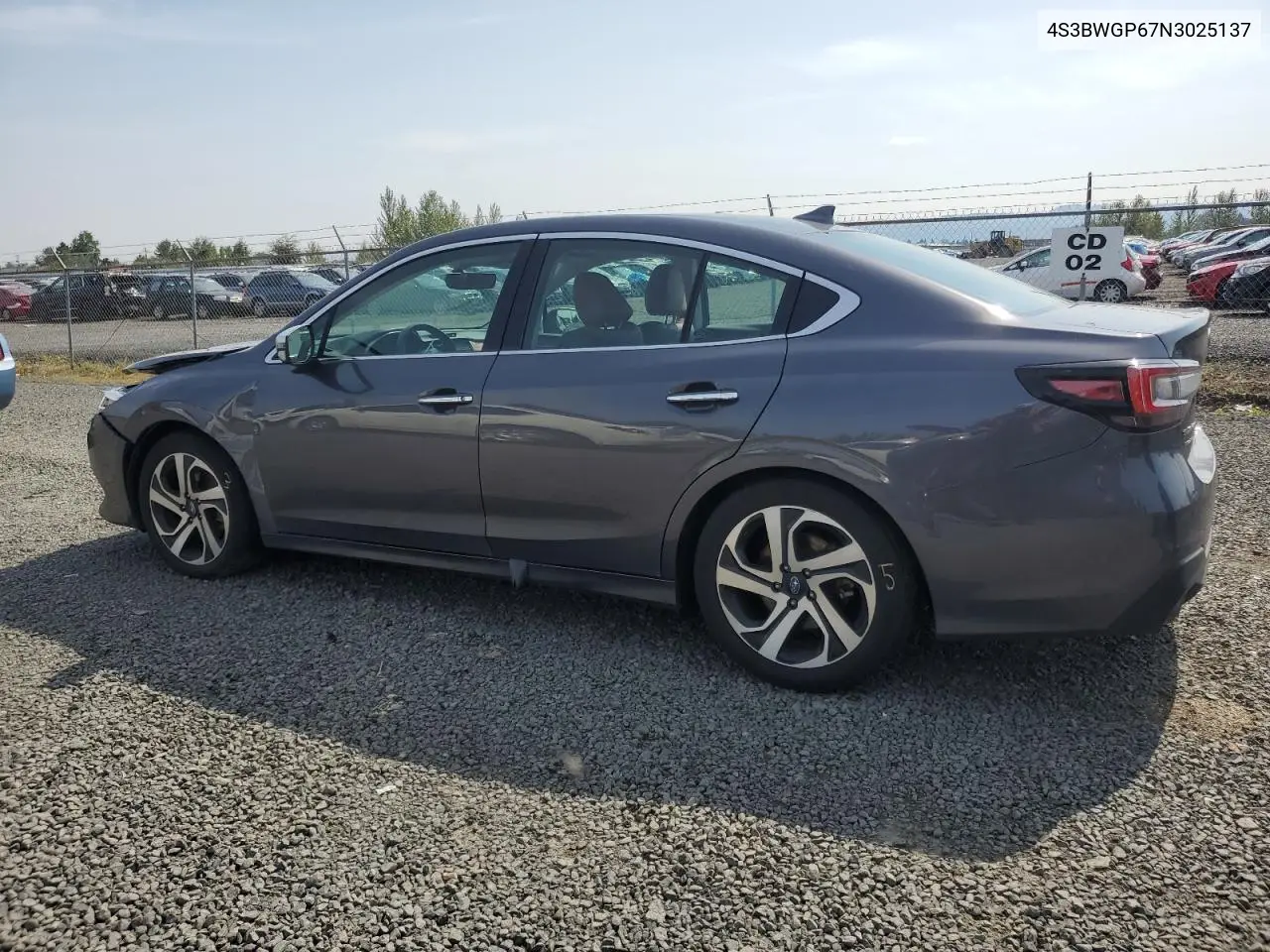 2022 Subaru Legacy Touring Xt VIN: 4S3BWGP67N3025137 Lot: 61800875