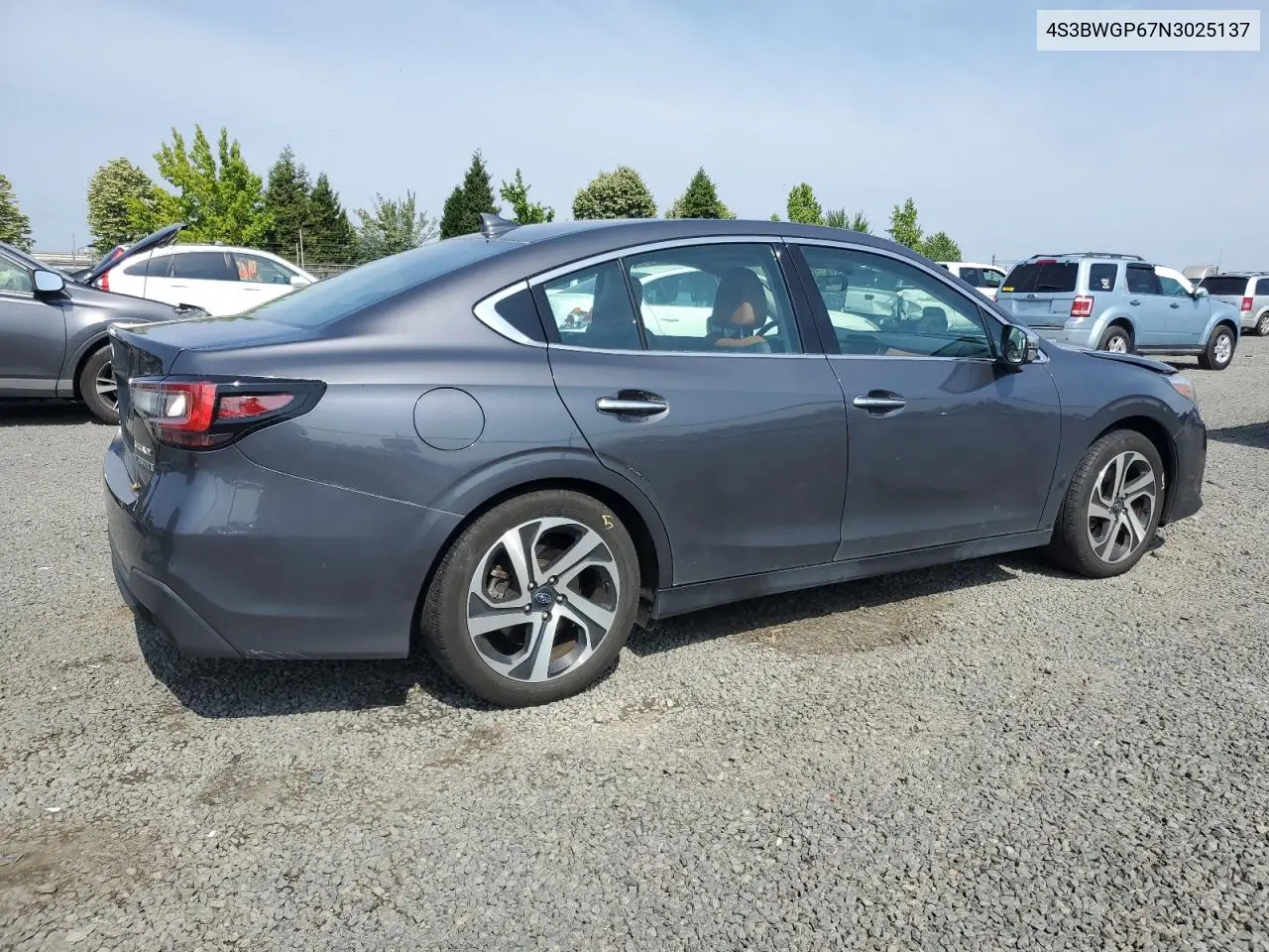 2022 Subaru Legacy Touring Xt VIN: 4S3BWGP67N3025137 Lot: 61800875