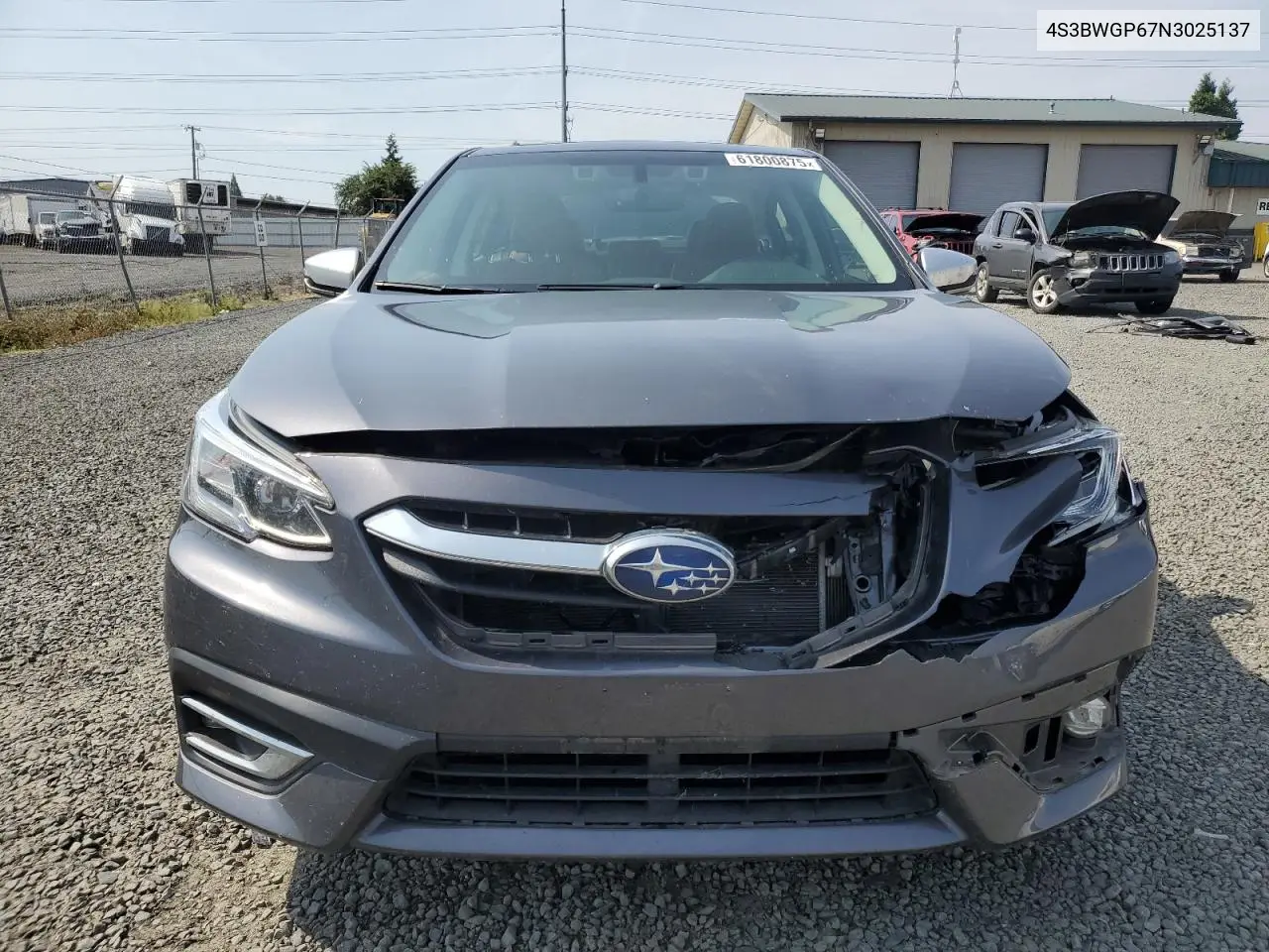 2022 Subaru Legacy Touring Xt VIN: 4S3BWGP67N3025137 Lot: 61800875