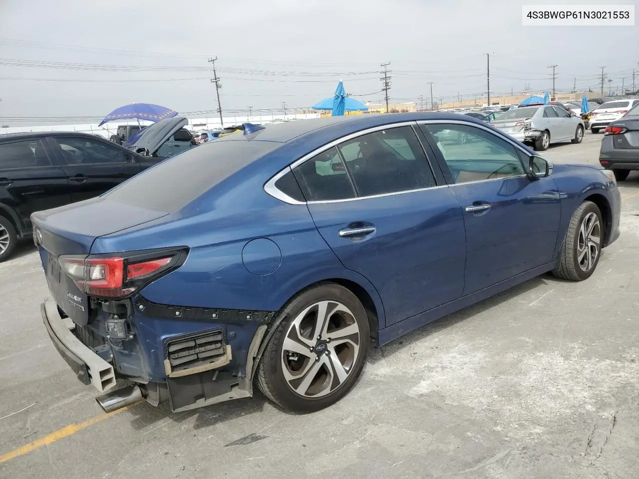 2022 Subaru Legacy Touring Xt VIN: 4S3BWGP61N3021553 Lot: 62000285