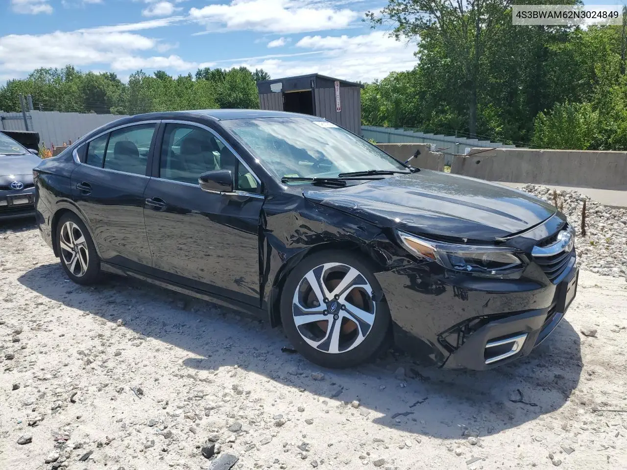 2022 Subaru Legacy Limited VIN: 4S3BWAM62N3024849 Lot: 64611925