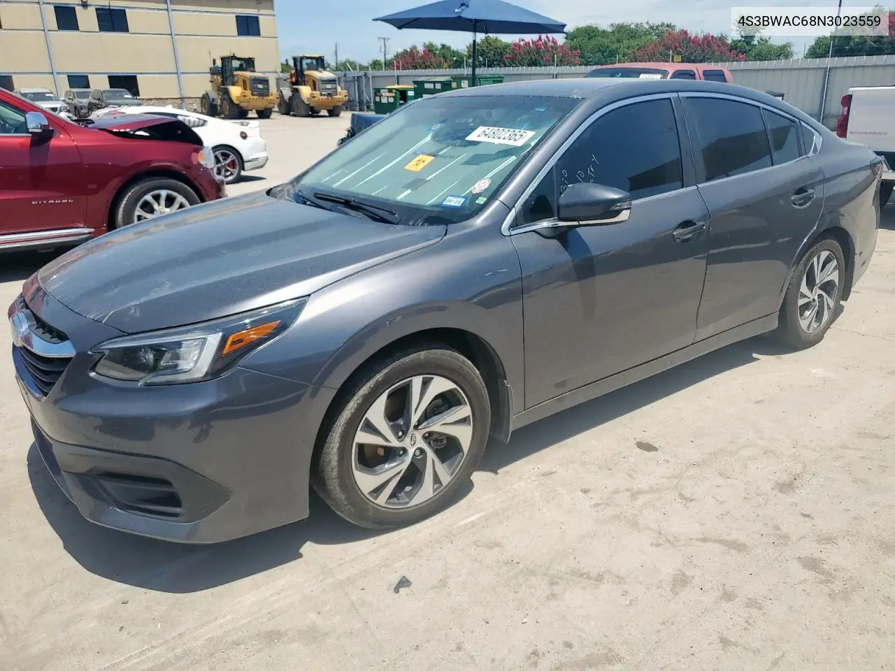2022 Subaru Legacy Premium VIN: 4S3BWAC68N3023559 Lot: 64802365