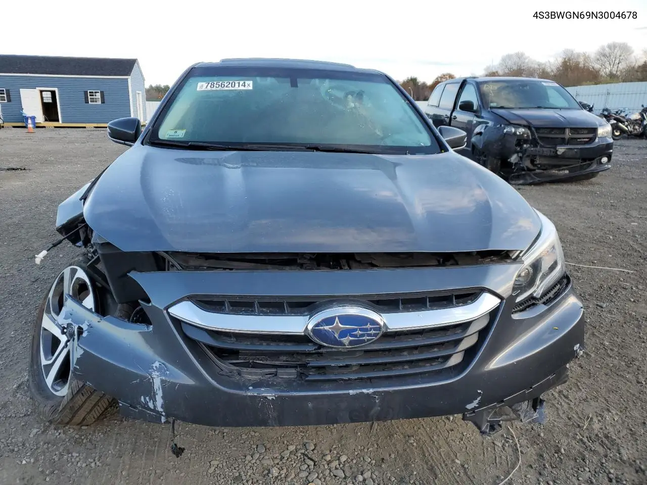 2022 Subaru Legacy Limited Xt VIN: 4S3BWGN69N3004678 Lot: 78562014