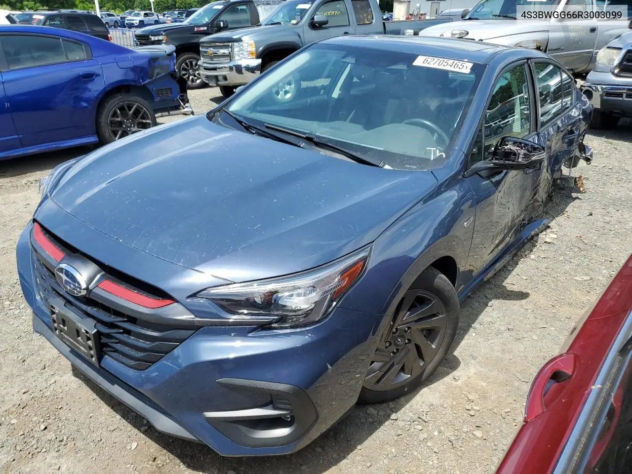 2024 Subaru Legacy Sport VIN: 4S3BWGG66R3003099 Lot: 62705465