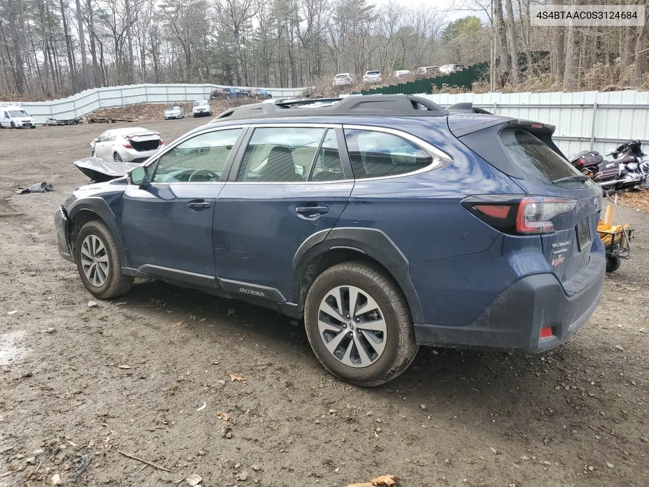2025 Subaru Outback VIN: 4S4BTAAC0S3124684 Lot: 79287544