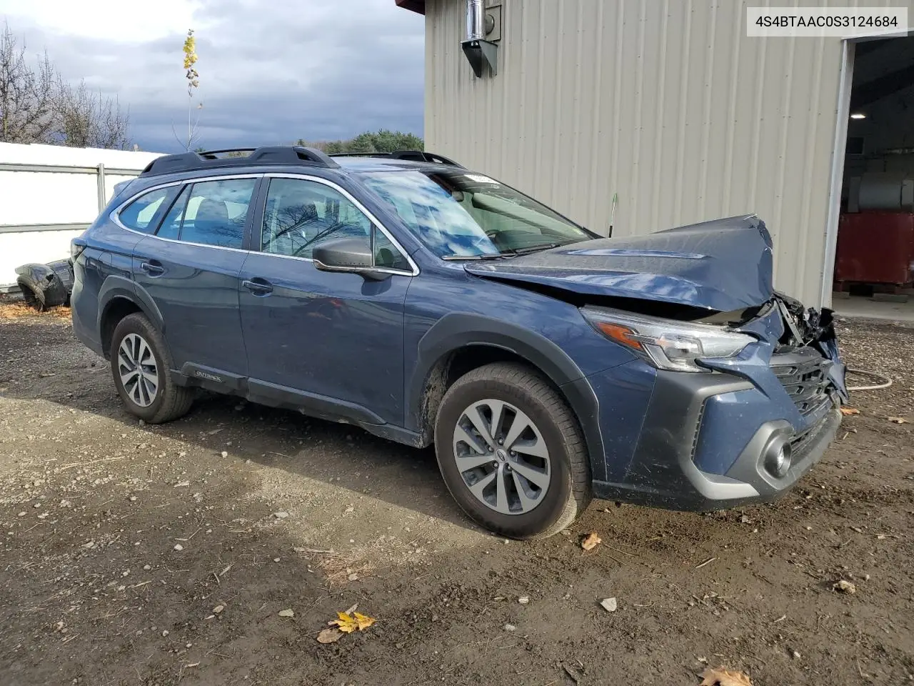 2025 Subaru Outback VIN: 4S4BTAAC0S3124684 Lot: 79287544