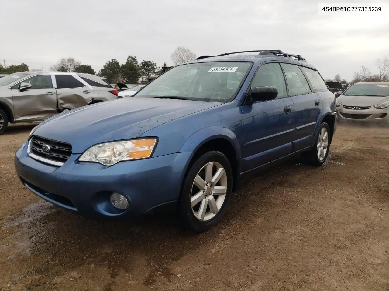 2007 Subaru Outback Outback 2.5I VIN: 4S4BP61C277335239 Lot: 53564565