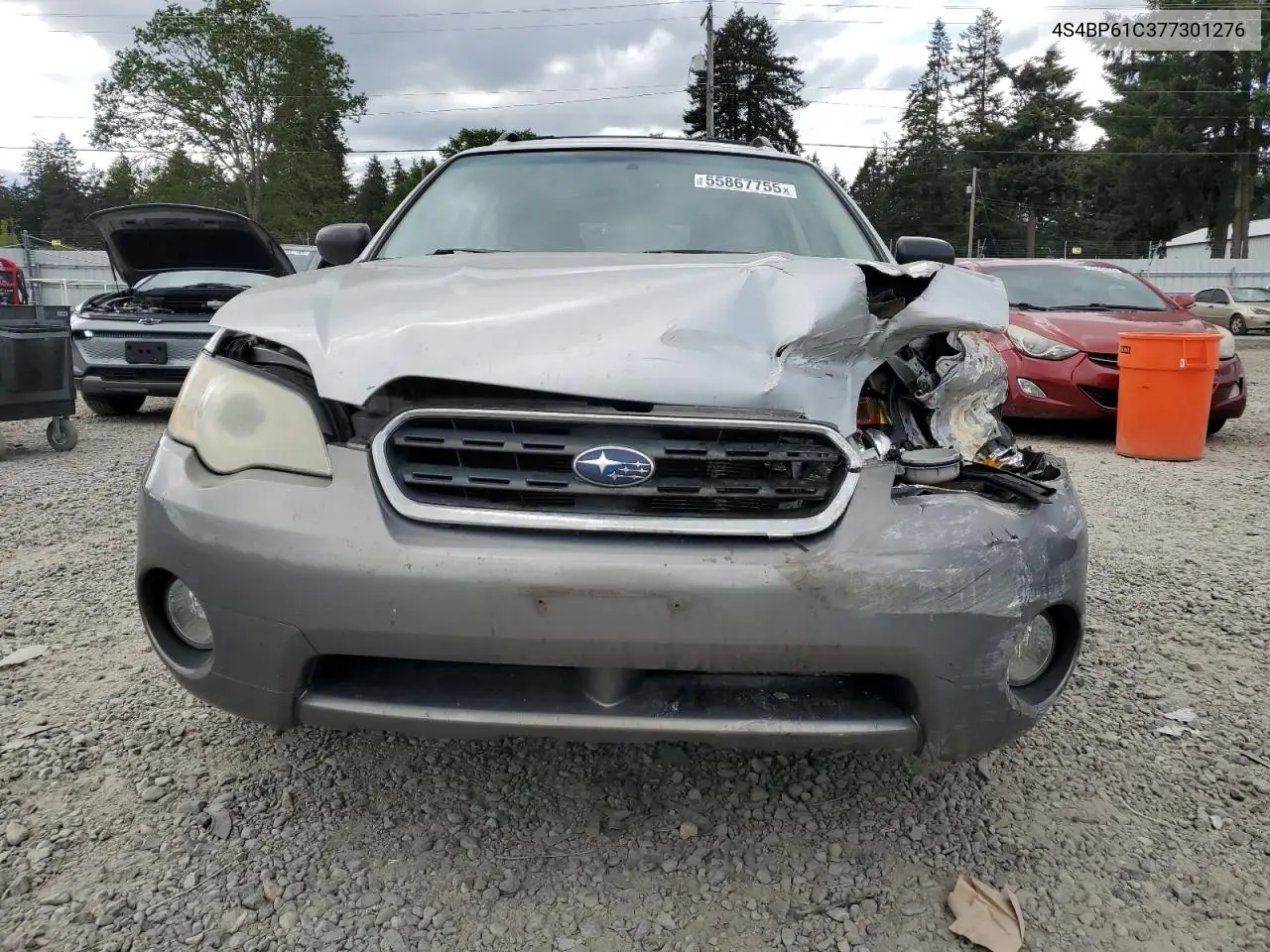 2007 Subaru Outback Outback 2.5I VIN: 4S4BP61C377301276 Lot: 55867755