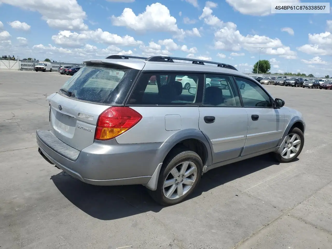 2007 Subaru Outback Outback 2.5I VIN: 4S4BP61C876338507 Lot: 56779665