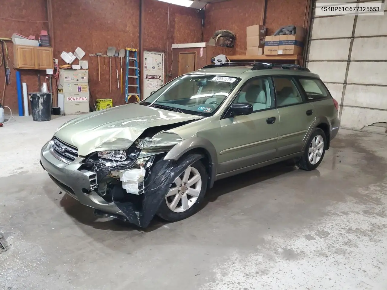 2007 Subaru Outback Outback 2.5I VIN: 4S4BP61C677325653 Lot: 60867275