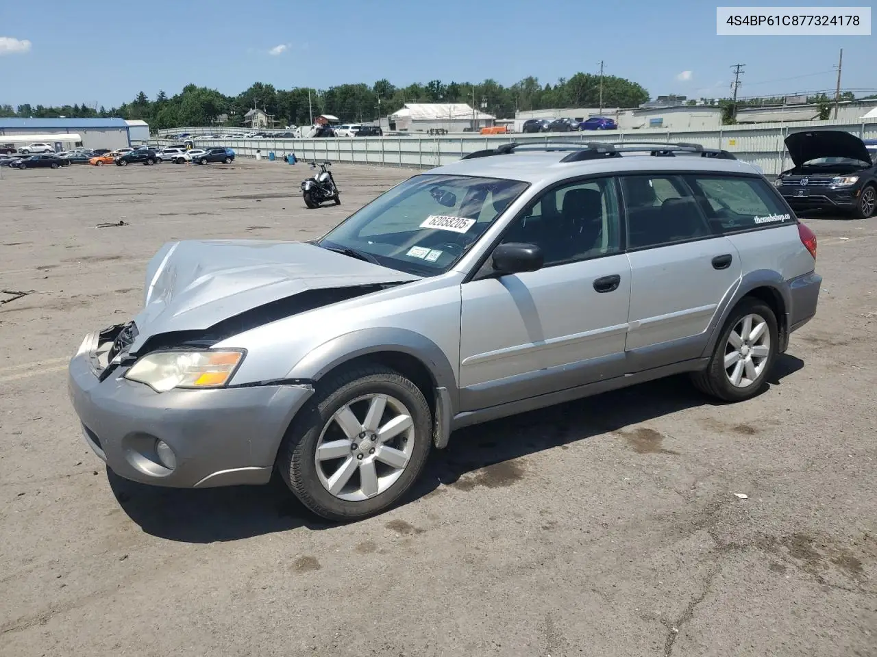 2007 Subaru Outback Outback 2.5I VIN: 4S4BP61C877324178 Lot: 62058205